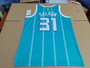 NBA Tidjane Salaun 31 Teal Charlotte Hornets Icon Edition Maillot